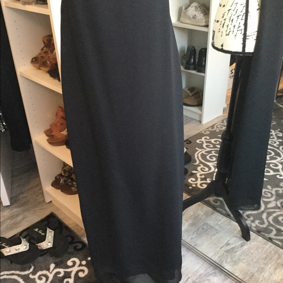 Little Black Dress with Sequins and Lots of Straps - Picture 5 of 7